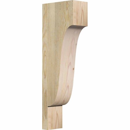 Ekena Millwork Newport Rough Sawn Corbel, Douglas Fir, 4"W x 8"D x 24"H COR04X08X24NEW00RDF